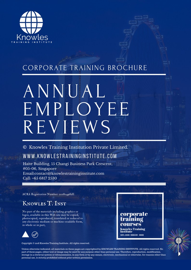 Annual Employee Reviews Course in Netherlands Brochure