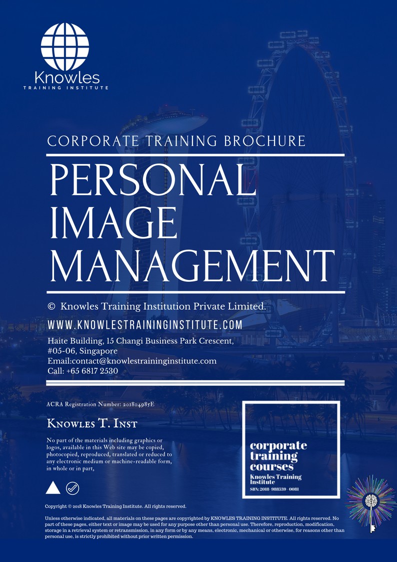 Course Brochure For Personal Image Management Training Course in Netherlands