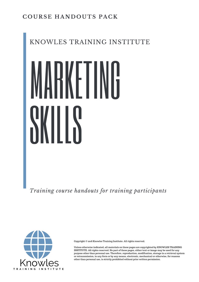 Course Handouts For Marketing Skills in Netherlands