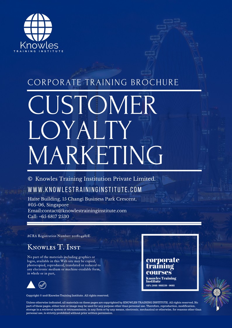 Customer Loyalty Marketing Course in Netherlands Brochure
