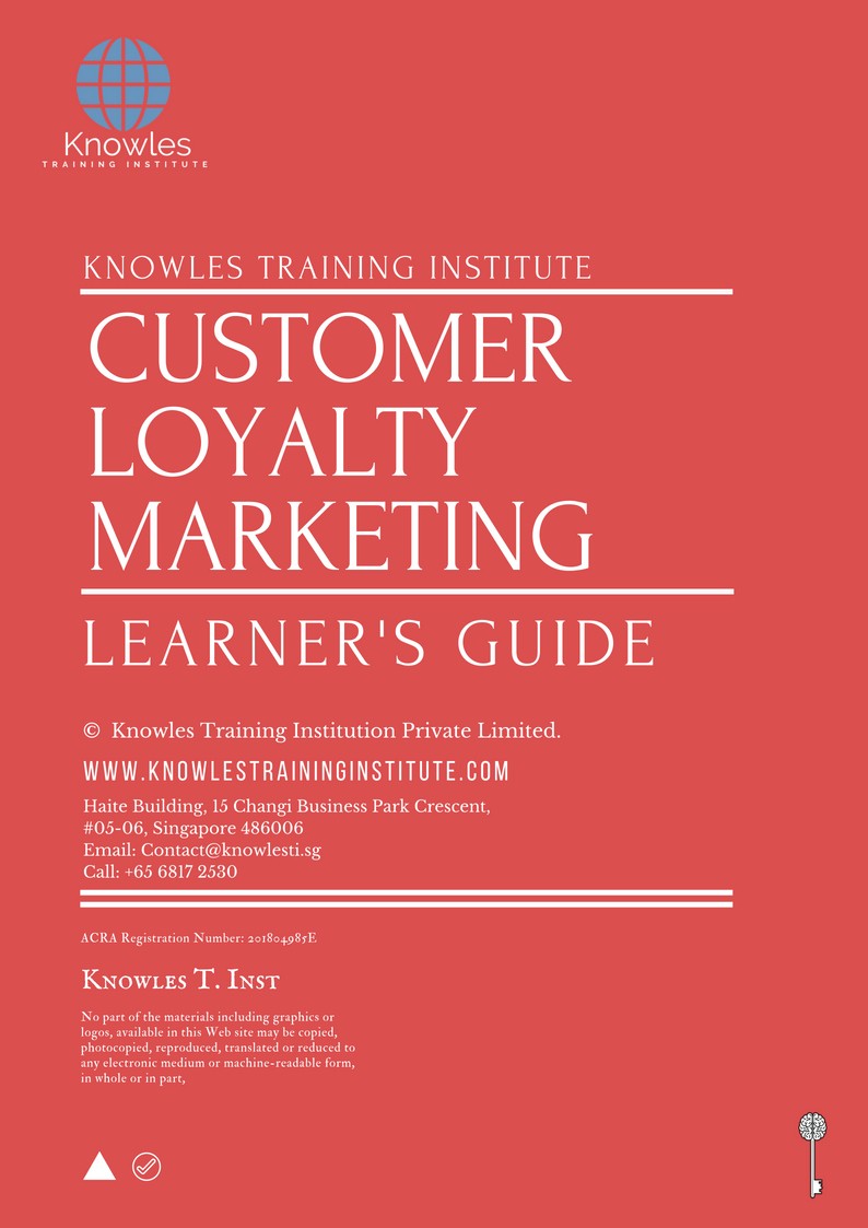 Customer Loyalty Marketing Course in Netherlands Learner’s Guide