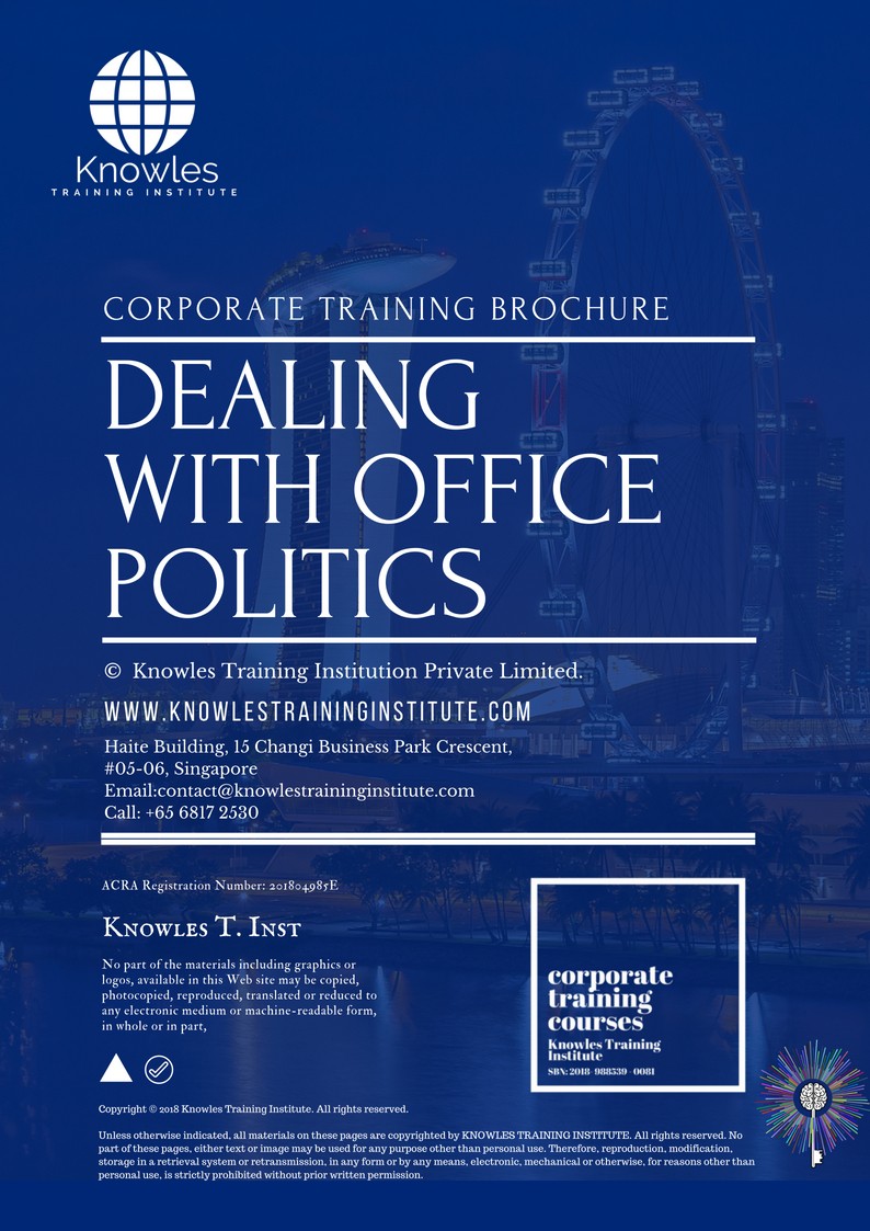 Dealing With Office Politics Course in Netherlands Brochure