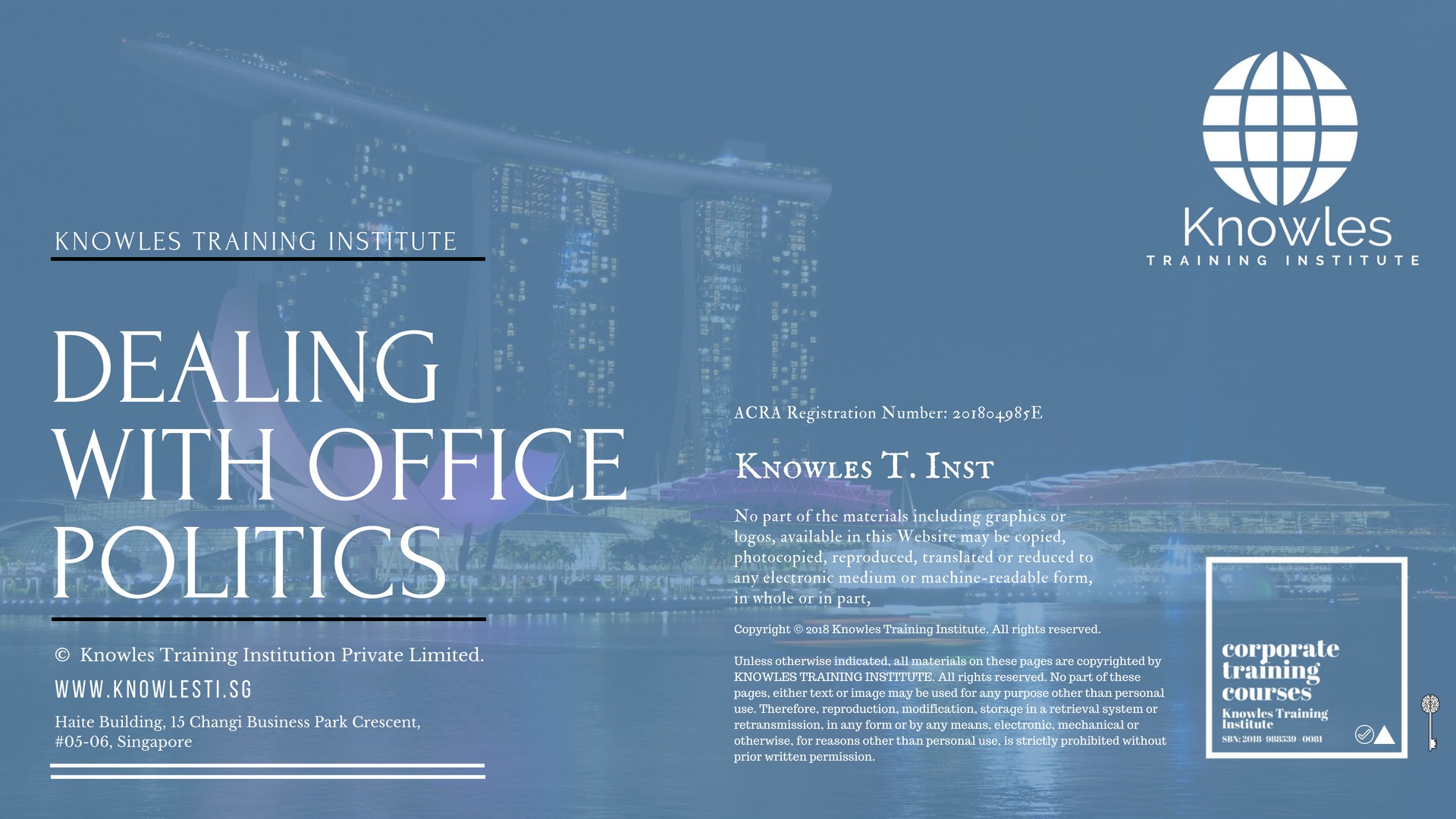Dealing With Office Politics Course in Netherlands