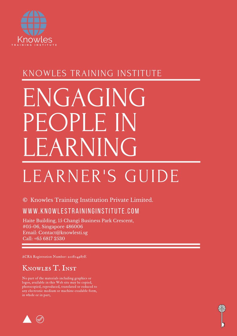 Engaging People In Learning Course in Netherlands Learner’s Guide