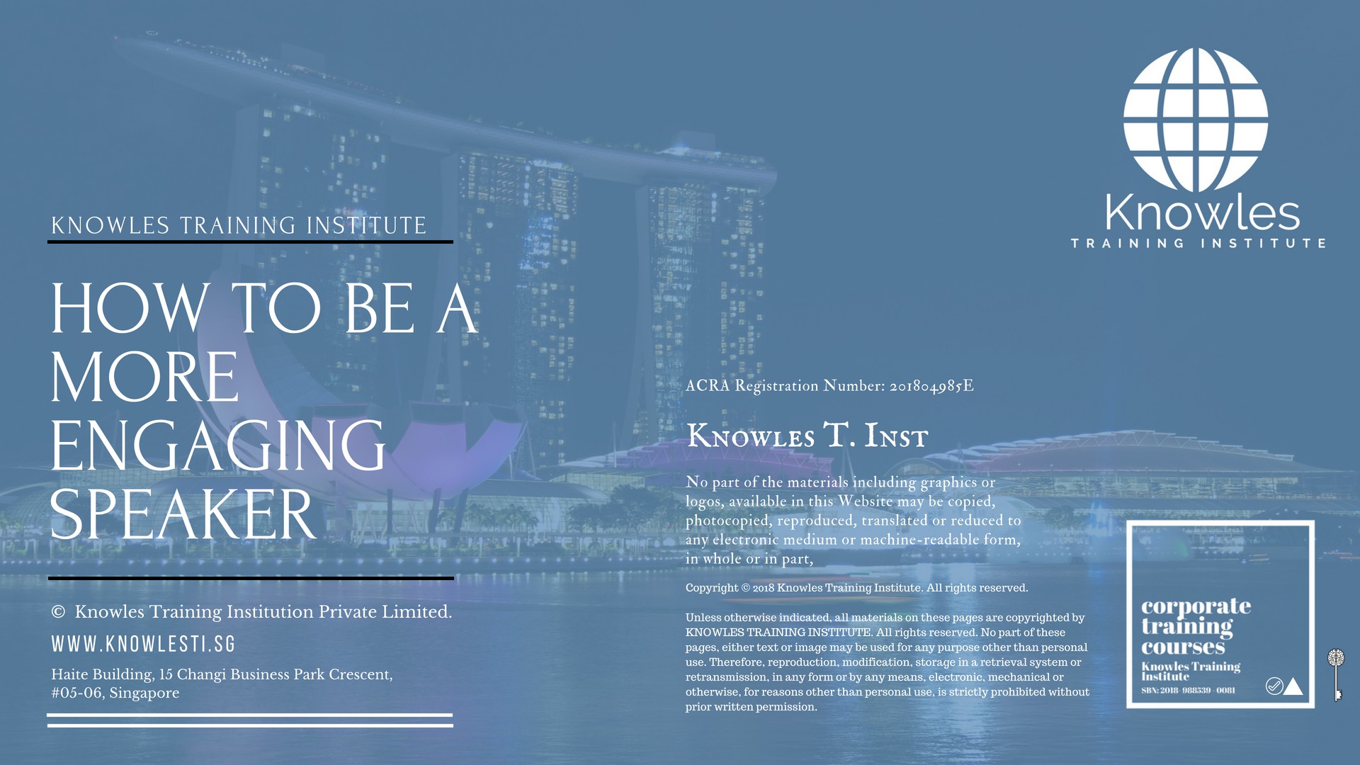 How To Be A More Engaging Speaker Training Course in Netherlands