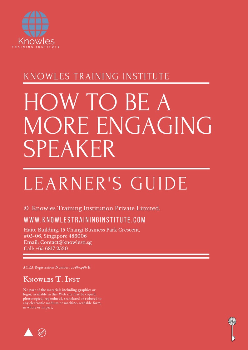 Learner_s Guide For How To Be A More Engaging Speaker Course in Netherlands