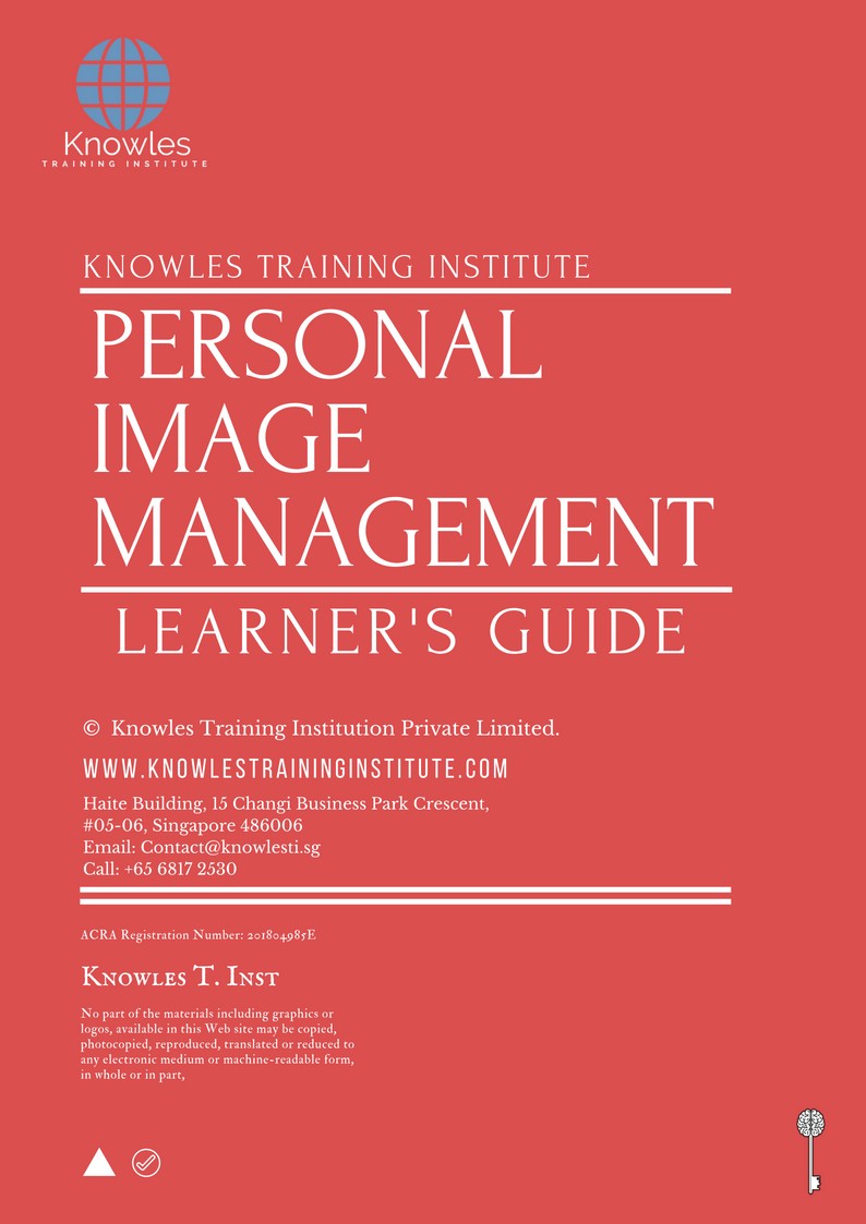 Learner’s Guide For Personal Image Management Training Course in Netherlands