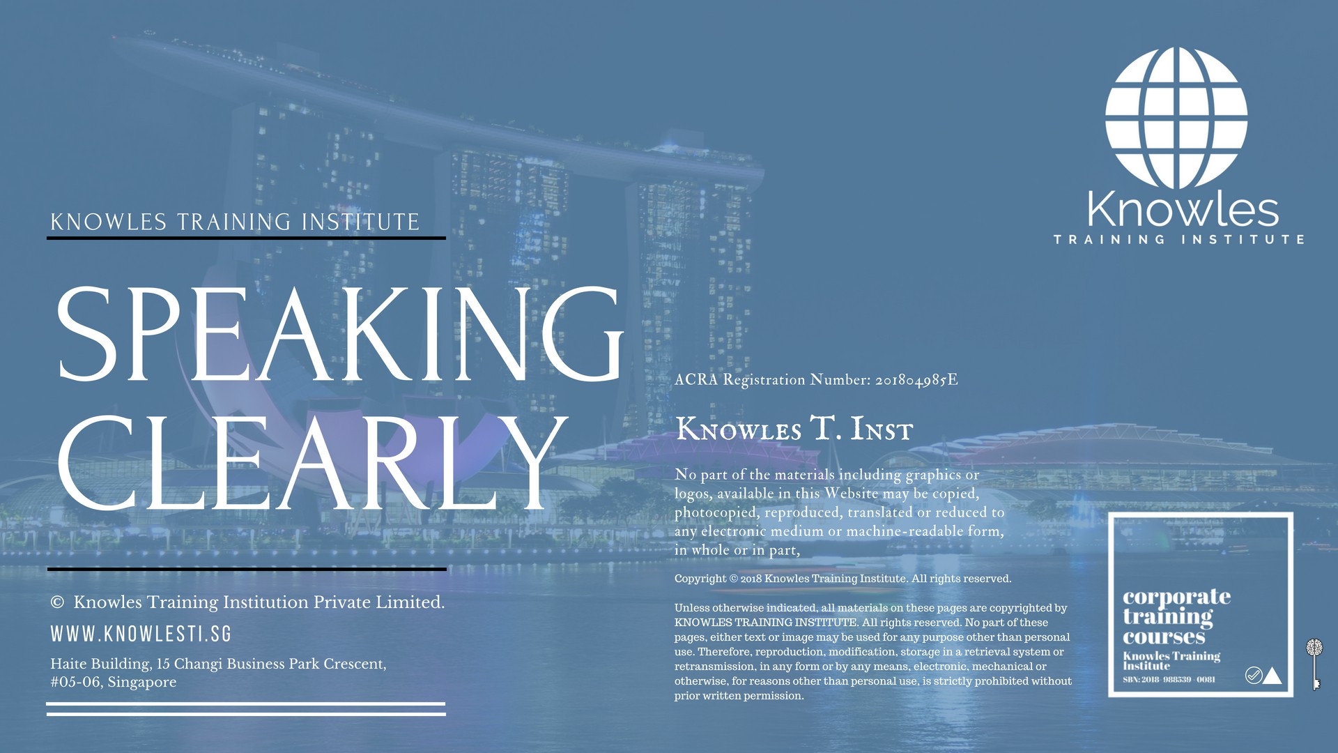 Speaking Clearly Training Course in Netherlands