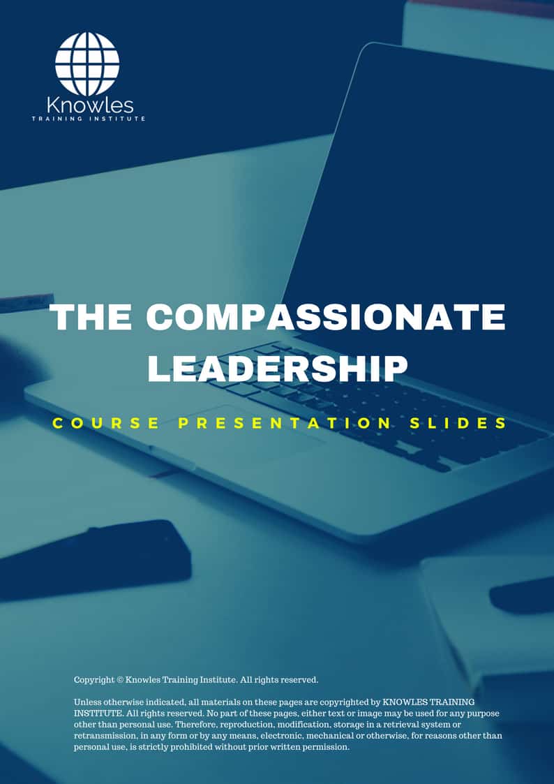 The Compassionate Leadership Training Course in Netherlands Presentation Slides