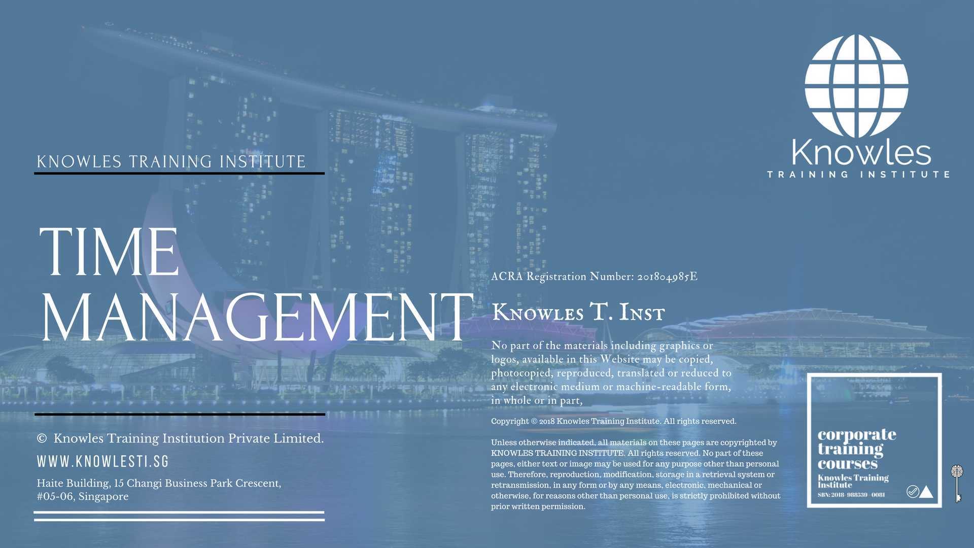 Time Management Training Course in Netherlands